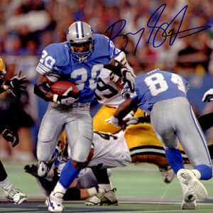Barry Sanders - SEND IN - ART / GAME USED ITEMS