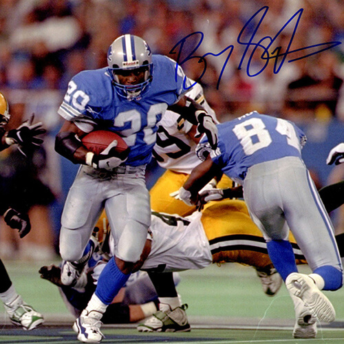 Barry Sanders - SEND IN - ART / GAME USED ITEMS