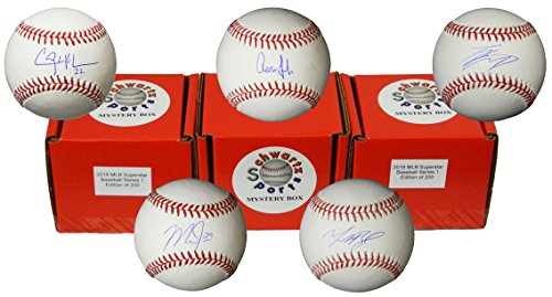 2018 MLB Current Star Autographed Baseball Mystery Box - Series 1 (Limited to 200) - **Baseball Jersey Redemptions**