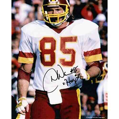 Don Warren Signed Redskins 8x10 Photo w/Hogs